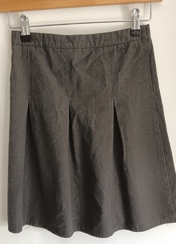 George girls grey school skirt - grey,