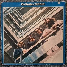 The Beatles 1967-1970 'Blue Album' LP Very Rare German First Press Record
