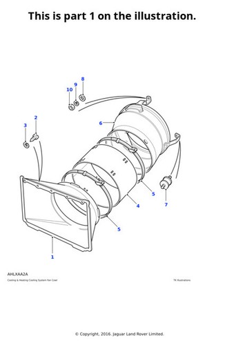 Land rover genuine cowl - rover,