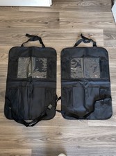 Car Back Seat Organiser Storage Pockets Multi-Pocket Travel Organizer 2 pack