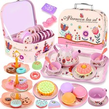 46pcs Tin Tea Party Set