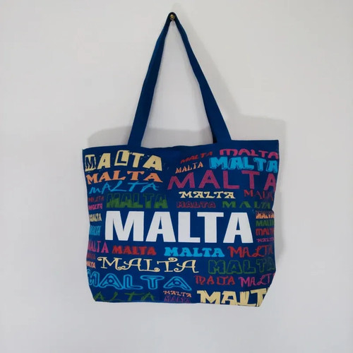 Malta souvenir large - zip, tote