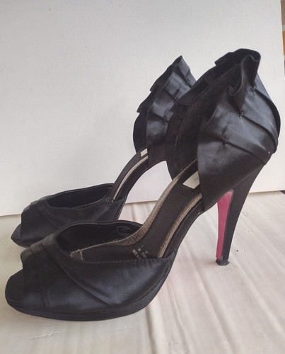 Red herring ladies black - red, satin