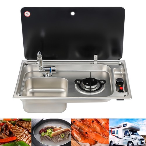 Sink hob single burner - sink, &