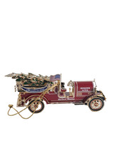 THE WHITE HOUSE ENGINE 1 HERBERT HOOVER FIRE TRUCK Metal Christmas Ornament