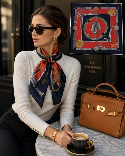 Scarf vintage authentic - scarf,