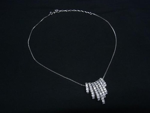 Swarovski rhinestone necklace - rhinestone,