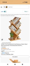 YMYNY 4 Tier Tree Bookshelf