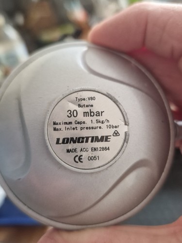 Longtime butane gas regulator - gas,