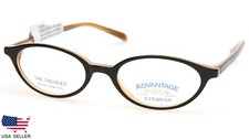 NEW ADVANTAGE EYEWEAR TRENDY FIVE BLACK /YELLOW EYEGLASSES GLASSES 45-17-135mm