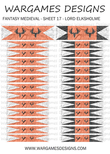 28mm flags fantasy - flags, medieval
