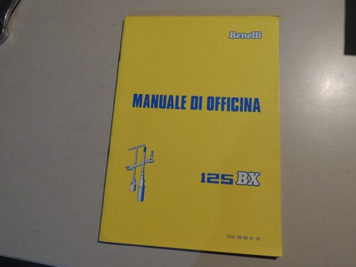 Manuale officina benelli - manuale,