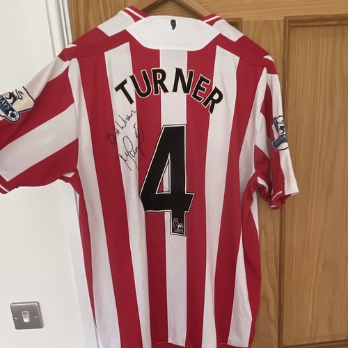 Match worn sunderland - sunderland, afc