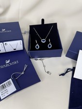 Swarovski Blue Silver Set
