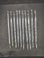 10 Clear Crystal Glass Chandelier Rods Droplets Christmas Icicle Decorations