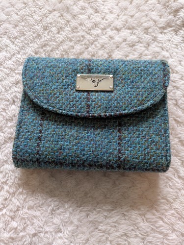 Harris tweed green - blue, tartan