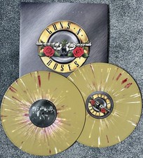 Guns N Roses, Greatest Hits Rare Gold Splatter Double Vinyl LP, Ex/Ex, Gatefold