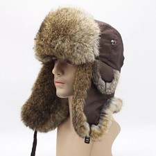 Real Rabbit Fur Ushanka