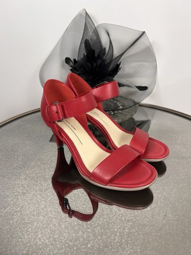 Ecco leather red - leather,