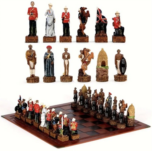 Luxury themed chess - set, zulu