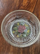 4 Diameter Pressed Glass