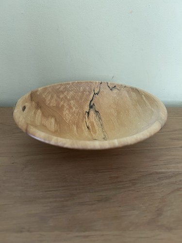 Spalted birch turned wooden - spalted,