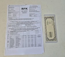 The Dark Knight Batman Original Movie Prop Screen Used Note Bill Callsheet Copy