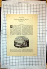 Old Audley End Lodge Essex Entrance Porch West Front South Temple 1874 19th