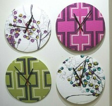 Handmade fabric clock - Wilman