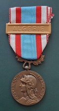 French Medal 1950s Algeria Clasp North African Commemorative Medal Original