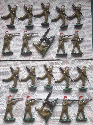 Lead soldiers infantry 54mm - 20,