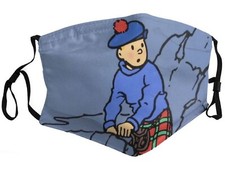 TIN TIN FACE MASK ADJUSTABLE SCOTLAND SCOTTISH HIGHLANDS