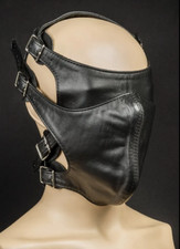 Custom Asylum Leather Hood –