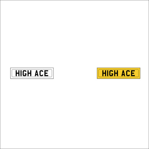 Pair personalised 12th scale - pair,
