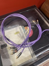 QED Qunex Balanced Low Level Signal Phono/RCA Analogue Interconnects 1m 