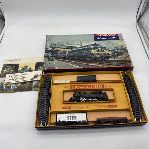 Meccano train box hornby acho - train,