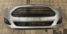 Ford Fiesta Front Bumper Moondust Silver 2013 To 2017 Mk7 Good Condition