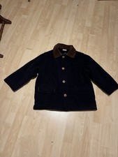Boys Navy Wool Mix  Coat (George)  Age 7-8