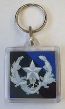 Acrylic Military Key Ring