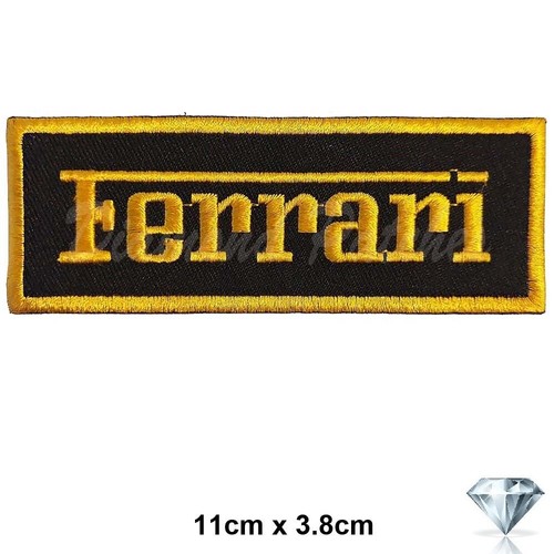 Ferrari embroidery patch iron