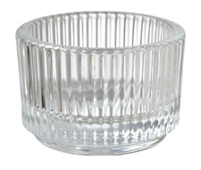 NEW IKEA FINSMAK Set Of 6 clear Glass tea light holders - 004.709.82