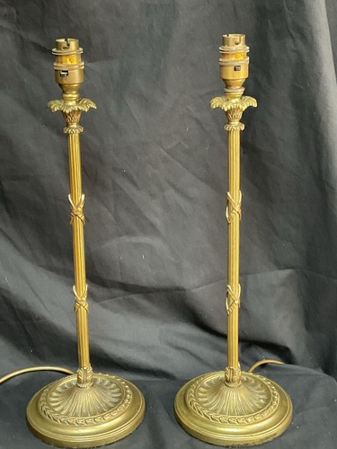 Pair vintage antique bronze - pair,