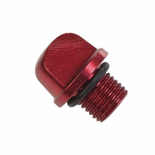 Red anodized oil cap for - red,