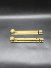 Pair Of Vintage Solid Brass