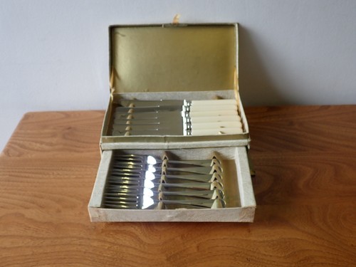 Vintage ivorine handle knife - vintage,