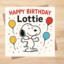 Snoopy Personalised Birthday