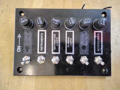 Switch panel gang 12v boat - switch,