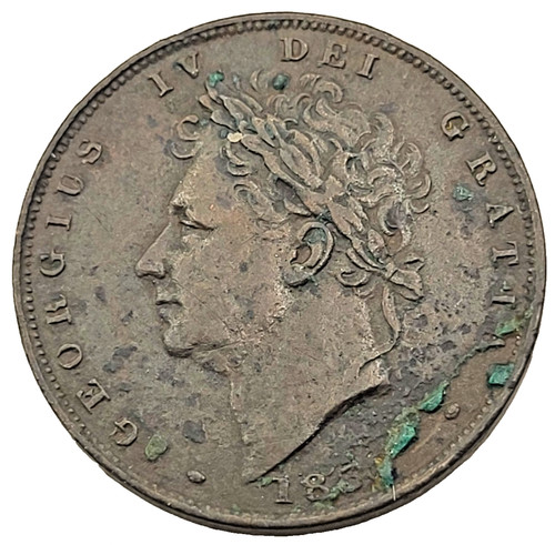 King george copper - king, farthing