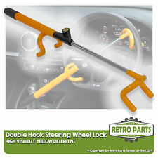 High Vis Steering Wheel Lock For Suzuki Double Hook Deterrent Security Bar