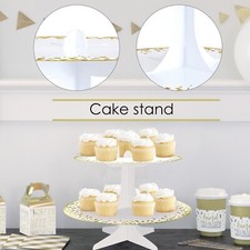 2 Tier Cardboard Cupcake Stand
